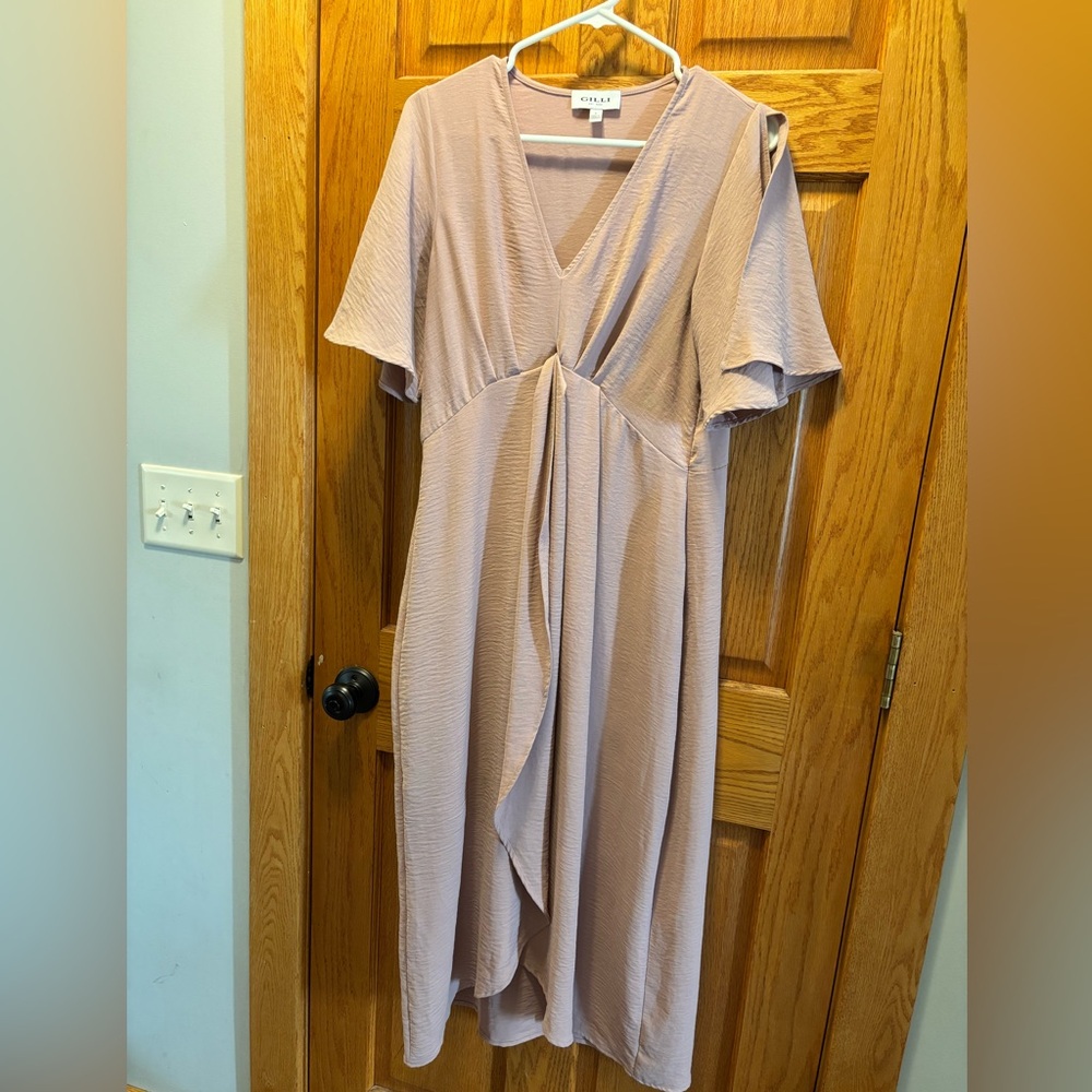 Gilli blush High low dress